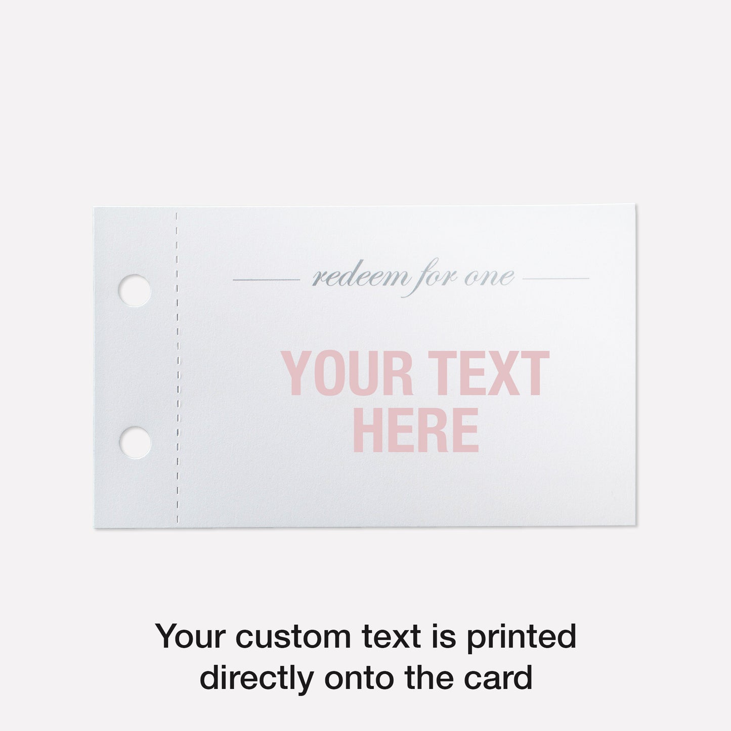 Fully Customisable Coupon Book