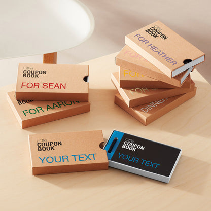 Fully Customisable Coupon Book | Personalised Gift for Couples