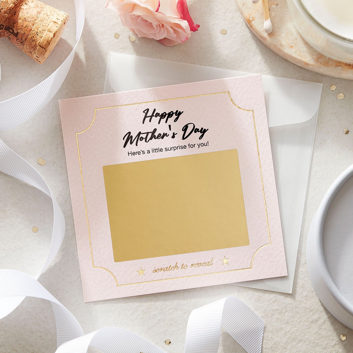 Personalised Scratch Off Mother’s Day Surprise Card