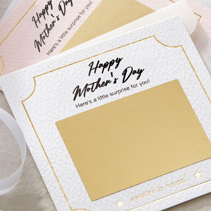 Personalised Scratch Off Mother’s Day Surprise Card