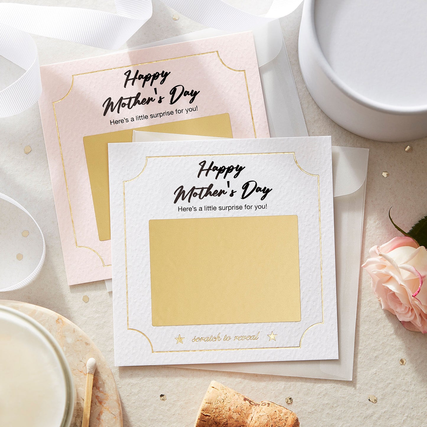 Personalised Scratch Off Mother’s Day Surprise Card