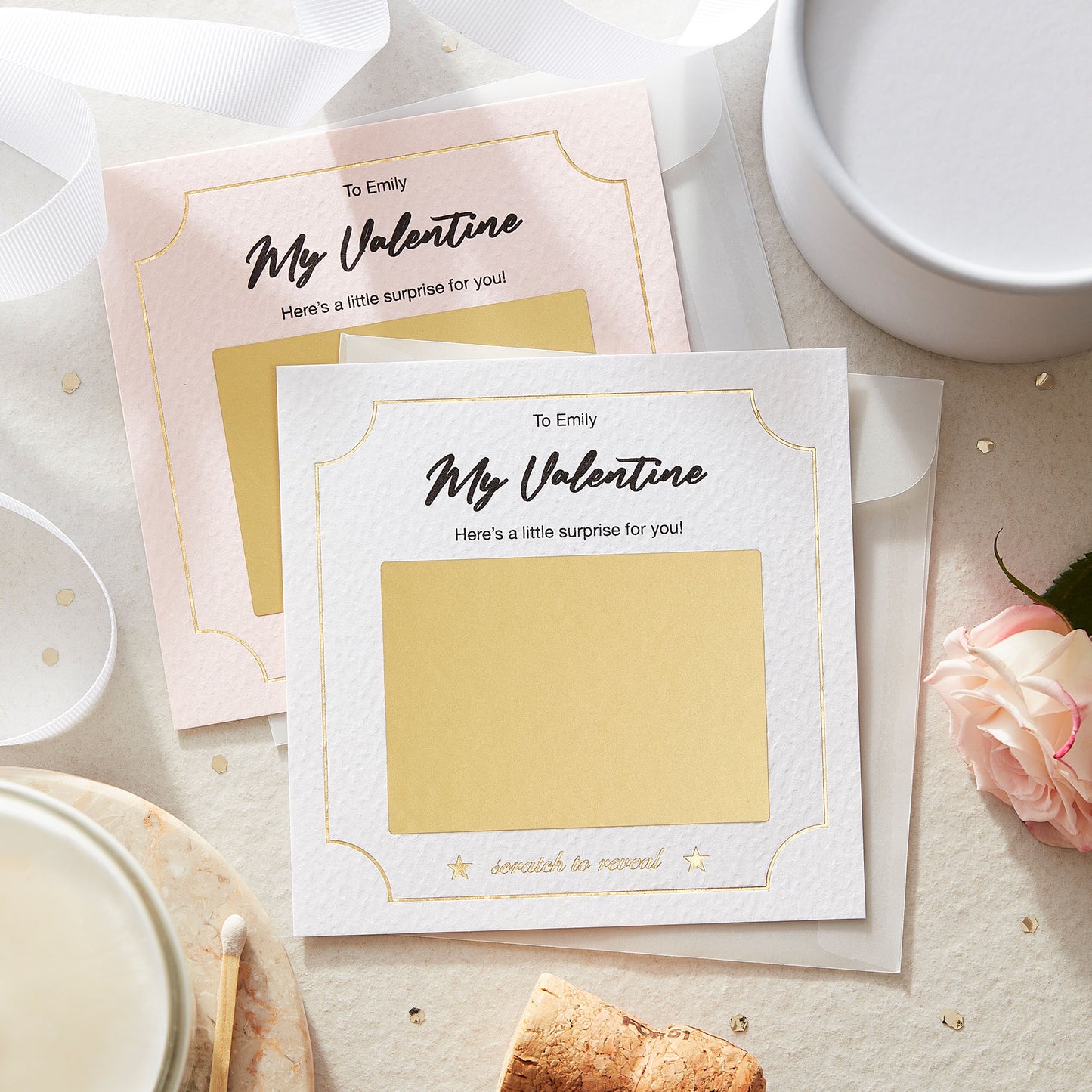 Personalised Valentine’s Scratch-Off Surprise Card