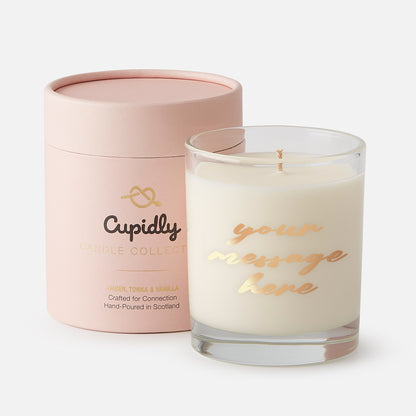 Personalised Scented Candle (For Love & Hugs)