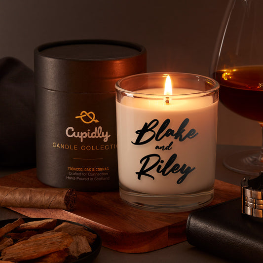 Personalised Scented Candle Gift for Him