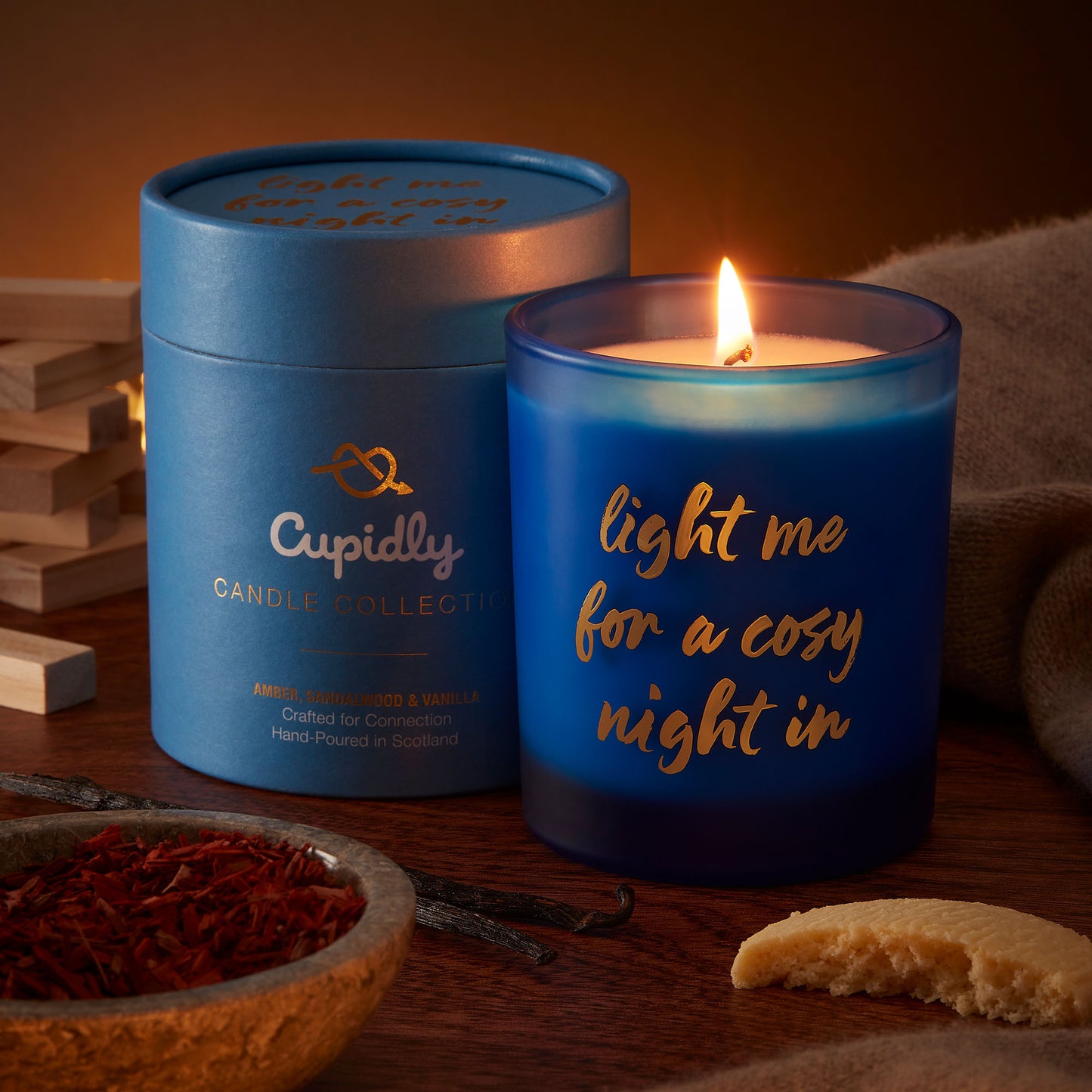“Light Me for a Cosy Night In” Scented Candle
