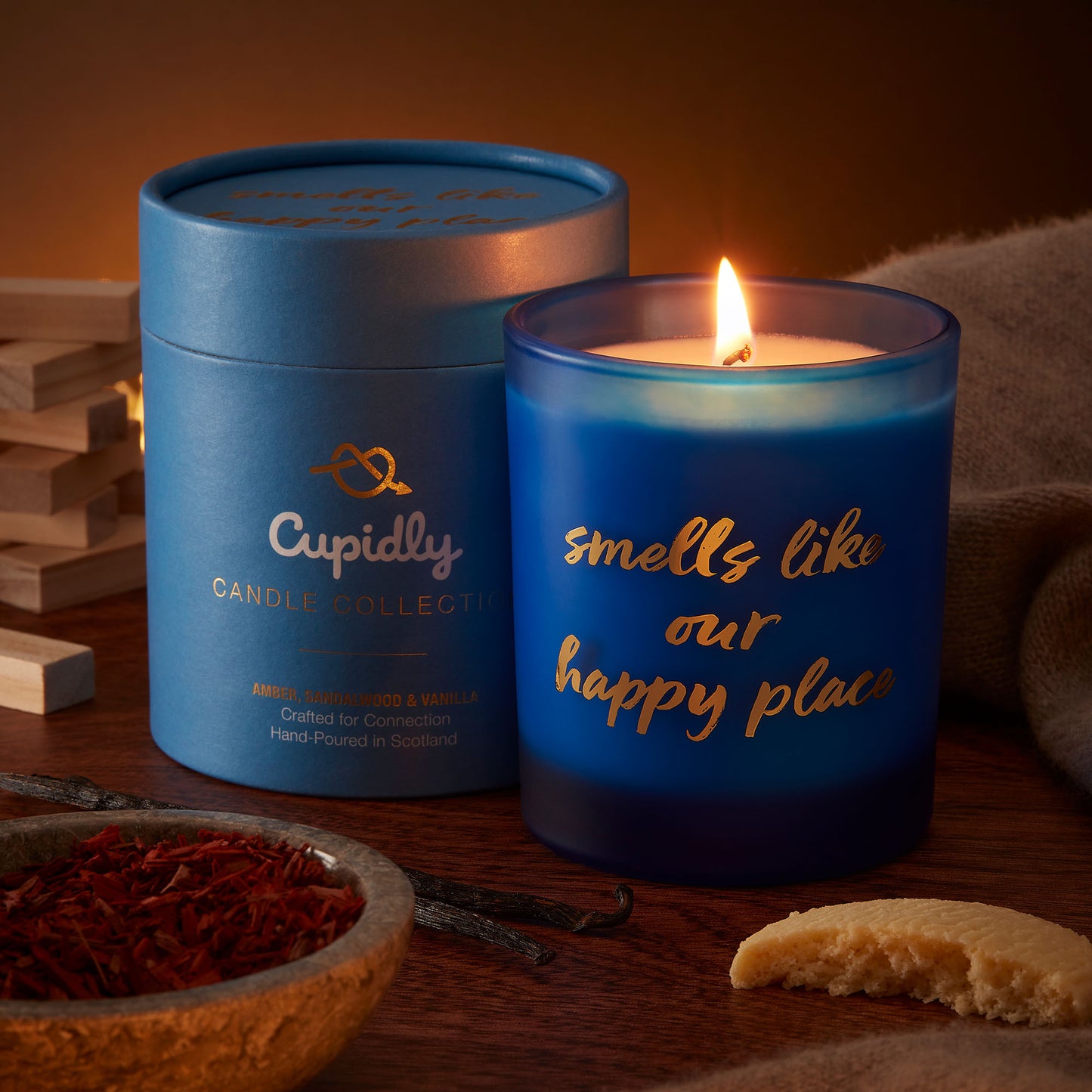 “Smells Like Our Happy Place” Scented Candle