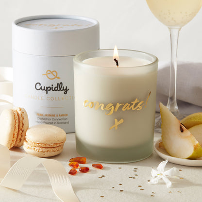 “Congrats x” Scented Candle