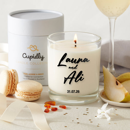 Personalised Scented Candle for Celebrations