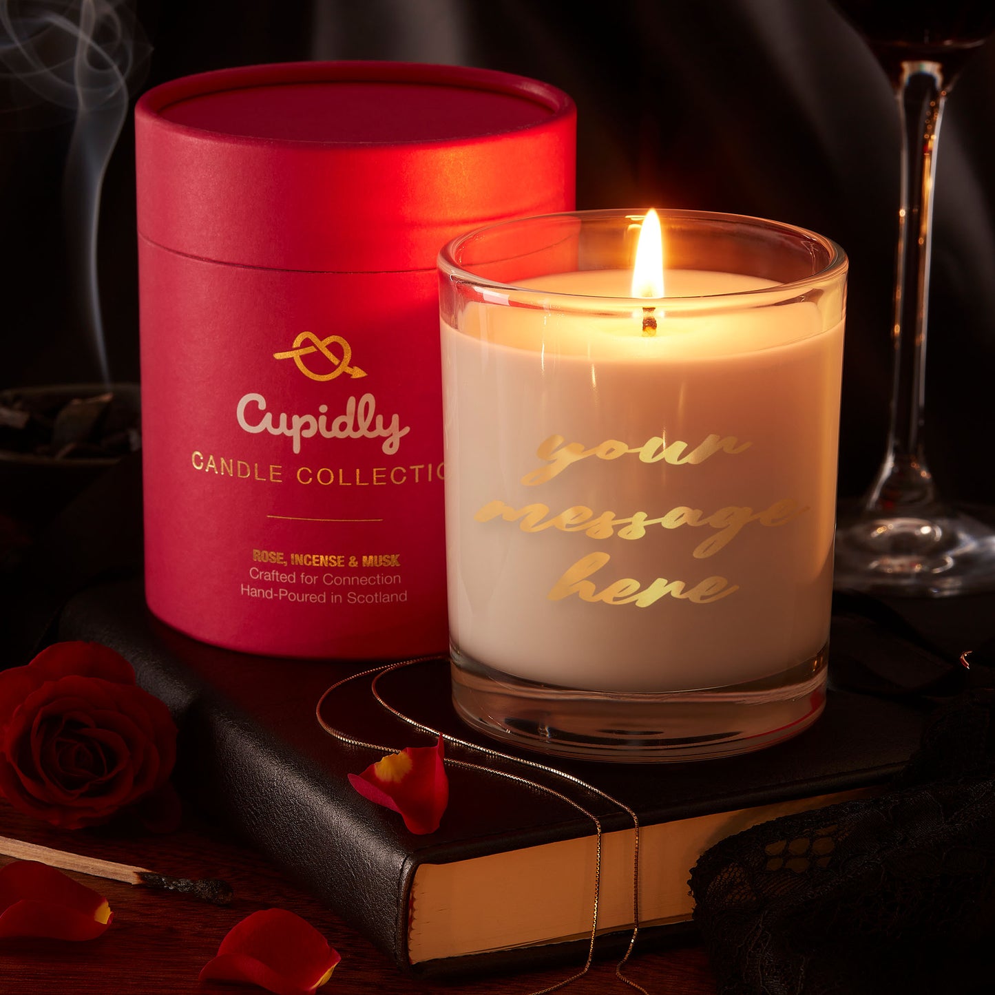 Personalised Scented Candle (Valentines)